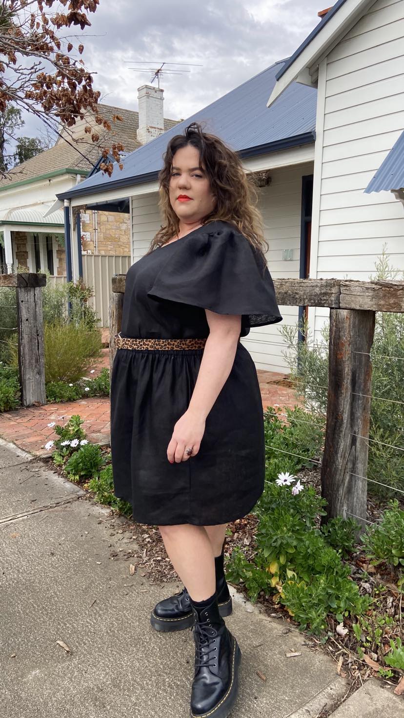 The Black Parade Linen Skirt