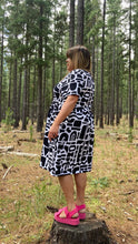 Load image into Gallery viewer, Block Party Short Sleeve Stretch Frock