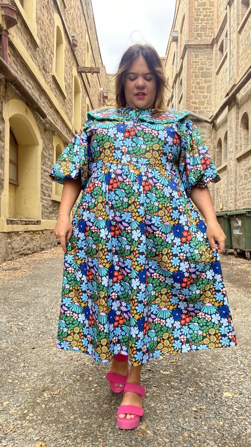 Palace Park Puff Sleeve Frock