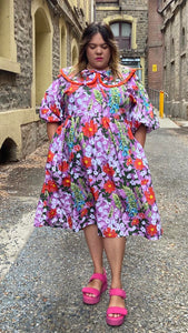 Summer in Salzburg Puff Sleeve Frock