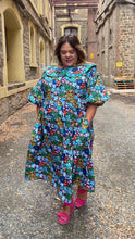 Load image into Gallery viewer, Palace Park Puff Sleeve Frock