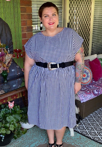 Black & White Gingham Frock